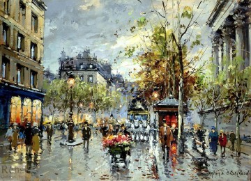 AB place de la madeleine Parisian Oil Paintings